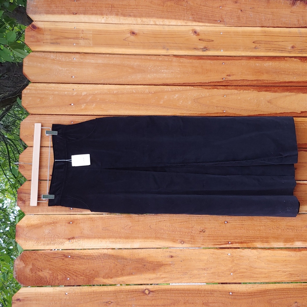 Vtg Austin Hill 100% Cotton Velour Maxi Skirt Waist 28 in.